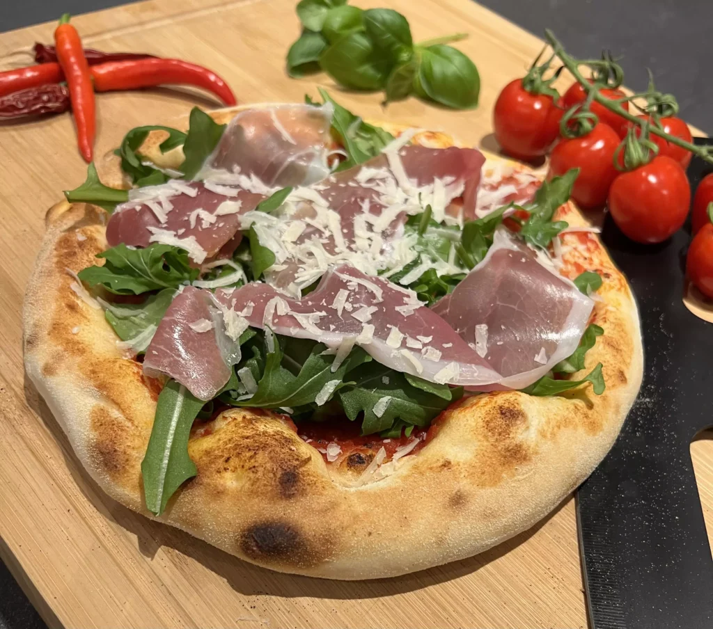 Neapolitanische Pizza di Parma aus dem Steinofen – Pizza-Catering Pizza di Angelo